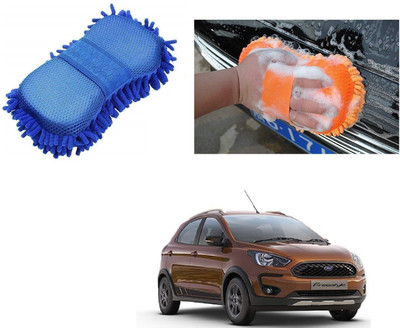 AuTO ADDiCT Microfiber Vehicle Washing  Sponge(Pack Of 1)