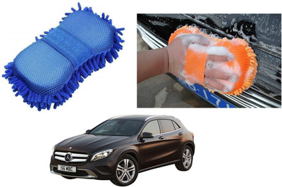 AuTO ADDiCT Microfiber Vehicle Washing  Sponge(Pack Of 1)