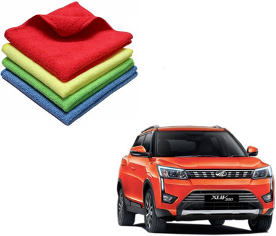 AuTO ADDiCT Microfiber Vehicle Washing  Cloth(Pack Of 4)