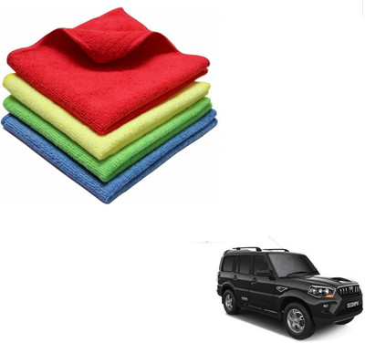 AuTO ADDiCT Microfiber Vehicle Washing  Cloth(Pack Of 4)