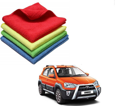 AuTO ADDiCT Microfiber Vehicle Washing  Cloth(Pack Of 4)