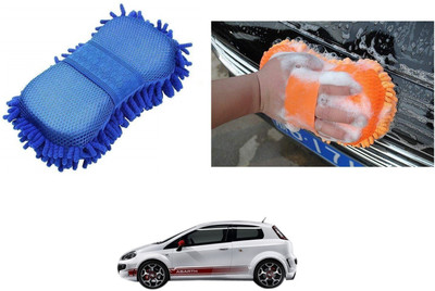 AuTO ADDiCT Microfiber Vehicle Washing  Sponge(Pack Of 1)