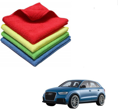 AuTO ADDiCT Microfiber Vehicle Washing  Cloth(Pack Of 4)
