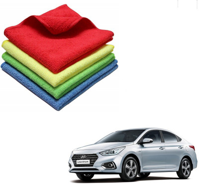AuTO ADDiCT Microfiber Vehicle Washing  Cloth(Pack Of 4)