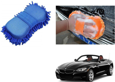 AuTO ADDiCT Microfiber Vehicle Washing  Sponge(Pack Of 1)