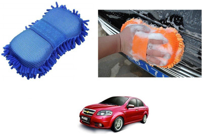 AuTO ADDiCT Microfiber Vehicle Washing  Sponge(Pack Of 1)
