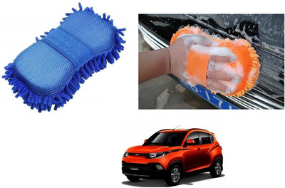 AuTO ADDiCT Microfiber Vehicle Washing  Sponge(Pack Of 1)