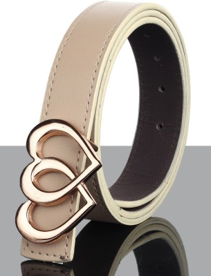 Kastner Women Casual Beige Artificial Leather Belt