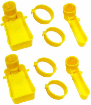 PP Traders Caged Bird Feeder(Yellow)