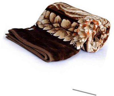 SIMAM Printed Double Mink Blanket for  Mild Winter(Microfiber, Multicolor)