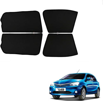 KOZDIKO Side Window Sun Shade For Toyota Etios Liva(Black)