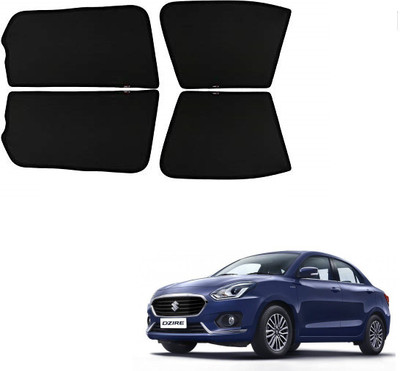 KOZDIKO Side Window Sun Shade For Maruti Suzuki New Dzire(Black)