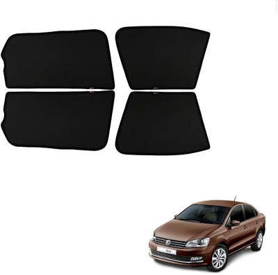 KOZDIKO Side Window Sun Shade For Volkswagen Vento(Black)