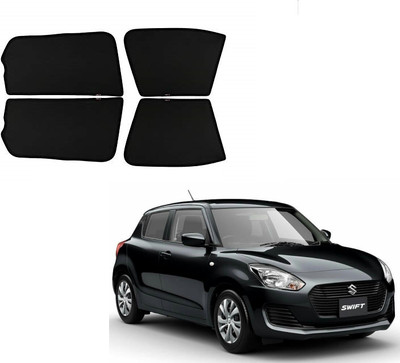 KOZDIKO Side Window Sun Shade For Maruti Suzuki New Swift(Black)