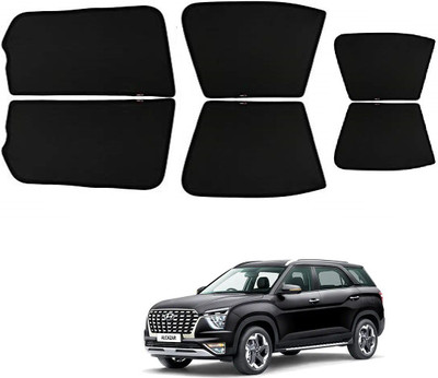 KOZDIKO Side Window Sun Shade For Hyundai Alcazar(Black)