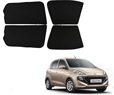 KOZDIKO Side Window Sun Shade For Hyundai Santro(Black)