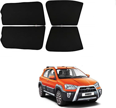 KOZDIKO Side Window Sun Shade For Toyota Etios Cross(Black)