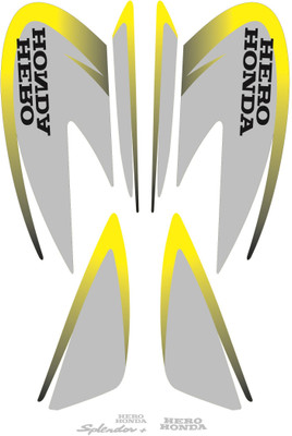 HRBull Sticker & Decal for Bike(Multicolor)