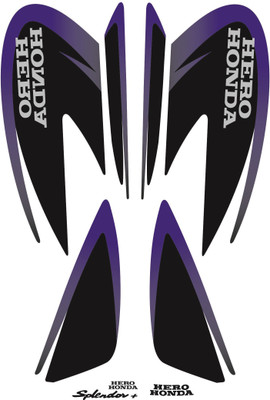 HRBull Sticker & Decal for Bike(Multicolor)