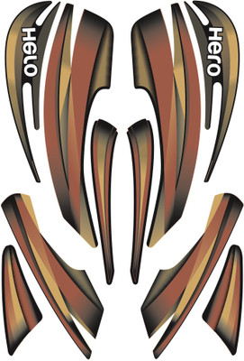 SHREE Sticker & Decal for Bike(Multicolor)