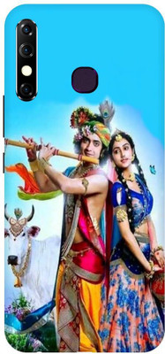 Bluvver Back Cover for Infinix Hot 8, X650C, Printed Radha Krishna Back Cover(Multicolor, Hard Case, Pack of: 1)