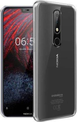 Wearit Back Cover for Nokia 6.1 Plus(Transparent, Shock Proof, Pack of: 1)