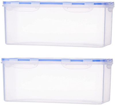 AMAZE ACTIONWARE Plastic Utility Container  - 3800 ml(Pack of 2, Clear)