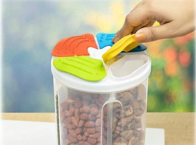 LAMCAN Plastic Grocery Container  - 2500 ml(Multicolor)