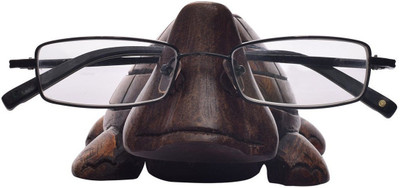 DESI KARIGAR 1 Compartments Wooden Spectacle Holder(Brown)