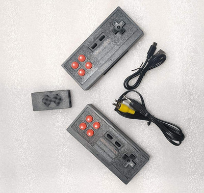 plug & play wireless video game for kids (8 bit retro built-in games) for up to 2 players-Plastic AV Cable Limited Edition(Code in the Box - for PC)