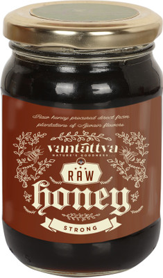 Vantattva Raw Unprocessed Honey-Strong(350 g)