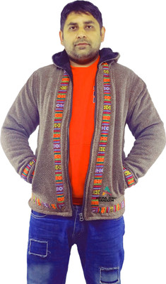 ARUNA KULLU HANDLOOM Full Sleeve Self Design Men Jacket