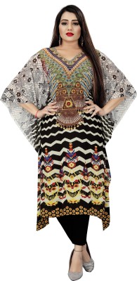 REYANS Printed Georgette Women Kaftan