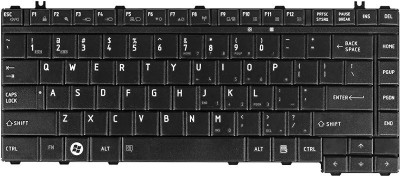 SellZone Laptop Keyboard For Toshiba Satellite L300 11C Internal Laptop Keyboard(Black)