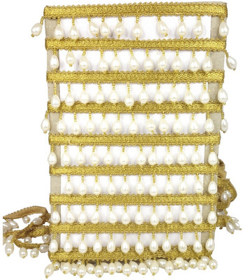 Utkarsh Pack of 1 (Length:8.5 Mtr Roll, Width:3cm) Balloons Shape Hanging Latkan Jhaalar Fringe Tassels Golden Gota Trim Laces and Borders Craft Material for Bridal Ethnic Wear Suits Sarees Falls Lehengas Dresses/apparel Designing Embellishment & Decoration Purpose Lace Reel(Pack of 1) Utkarsh Pack of 1 (Length:8.5 Mtr Roll, Width:3cm) Balloons Shape Hanging Latkan Jhaalar Fringe Tassels Golden Gota Trim Laces and Borders Craft Material for Bridal Ethnic Wear Suits Sarees Falls Lehengas Dresses/apparel Designing Embellishment & Decoration Purpose Lace Reel(Pack of 1)