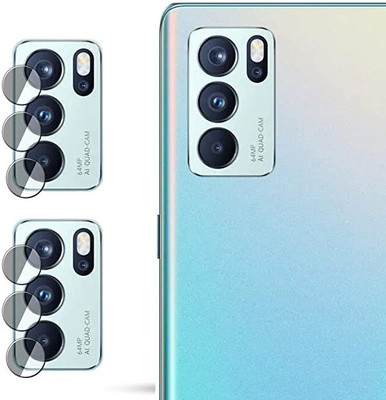Hi-Cam Back Camera Lens Glass Protector for OPPO reno 6 pro 5 g(Pack of: 2)