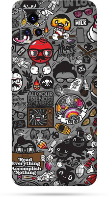WeCre8 Skin's Vivo V20 Back Mobile Skin(Multicolor)