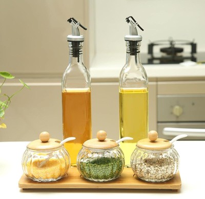 SAVORADE 500 ml Cooking Oil Dispenser Set(Pack of 2)