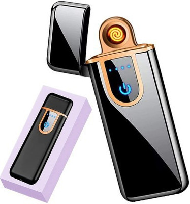 TECHEL 71 _ELECTRIC TOUCH SENSOR CIGARATTE LIGTER Pocket Lighter(BLACK)