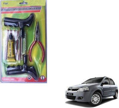 AuTO ADDiCT Car Wheel Tyre Tubeless Tyre Puncture Repair Kit with Plier For Mahindra Verito Tubeless Tyre Puncture Repair Kit