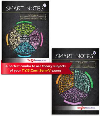 TYBCom Sem 5 Business Economics And Commerce Marketing Smart Notes Books | B.Com 3rd Year Mumbai University | Handwritten Notes | Includes Objective Questions, Model Question Paper, Smart Codes  (Paperback, Content Team at Target Publications)