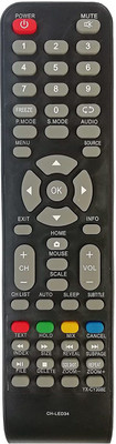 LipiWorld YX-CY308E CH-LED34 LCD LED Smart TV Compatible for Worldtech  Crown Remote Controller(Black)