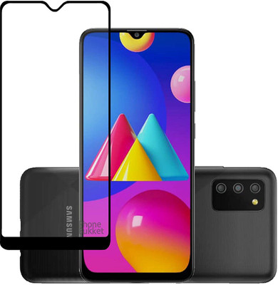 NIMMIKA ENTERPRISES Edge To Edge Tempered Glass for Samsung Galaxy F02s Tempered Glass 11D(Pack of 1)