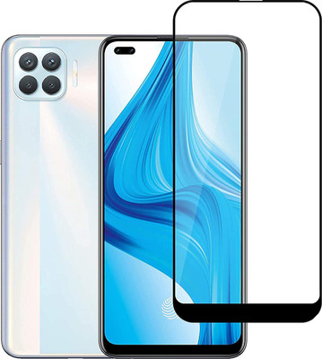 HRV Edge To Edge Tempered Glass for Oppo F17 Pro(Pack of 1)