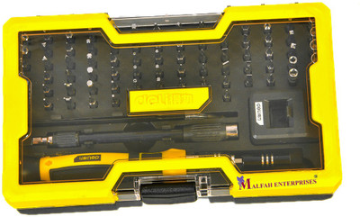 MALFAH ENTERPRISES DELI SCREWDRIVER SET 85PCS DL1085D Combination Screwdriver Set(Pack of 85)