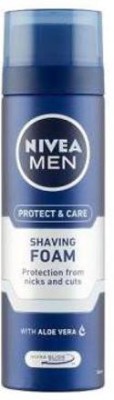 NIVEA PROTECT & CARE SHAVING FOAM IMPORTED(200 ml)