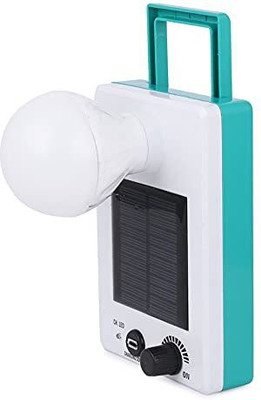 HIVVO Plastic LED Bulb with Solar Panel and Electric Bulb, White ( Pack of 1 ), B22 Key Chain