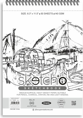 ANUPAM OXFORT_SKETCH_BK_A4 Sketch Pad(50 Sheets)