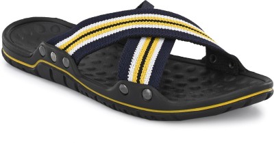 Bucik Men BCK10070 Lightweight Comfort Summer Trendy Premium Stylish Slides(Yellow , 10)