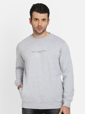 CANTABIL Full Sleeve Solid Men Sweatshirt